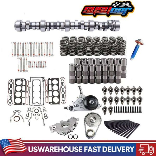 SUSUCAR Stage 2 Camshaft & Lifters Kit (E1840-P) for Chevrolet Silverado Tahoe GMC Sierra Yukon Cadillac Escalade 1997–2013 4.8L 5.3L 6.0L LS V8