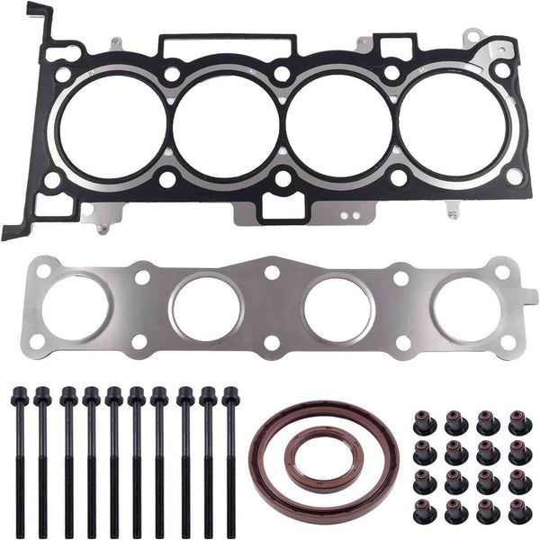 Head Gasket Set2.4 Head Gasket Set Kit with Head Bolts Kit for Hyundai Sonata Kia Sorento 2011-2015 L4