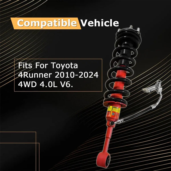 Shock & Struts2PCS Front Shock Absorbers Assys for Toyota 4Runner Limited 4WD 4.0L V6 2010-2024
