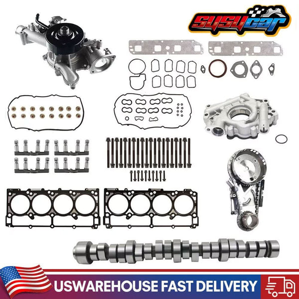 Camshaft Ki5.7 hemi cam and lifter kit Fits 2003-2008 Dodge Durango Ram 1500 2500 3500 5.7L Timing chain oil pump kit