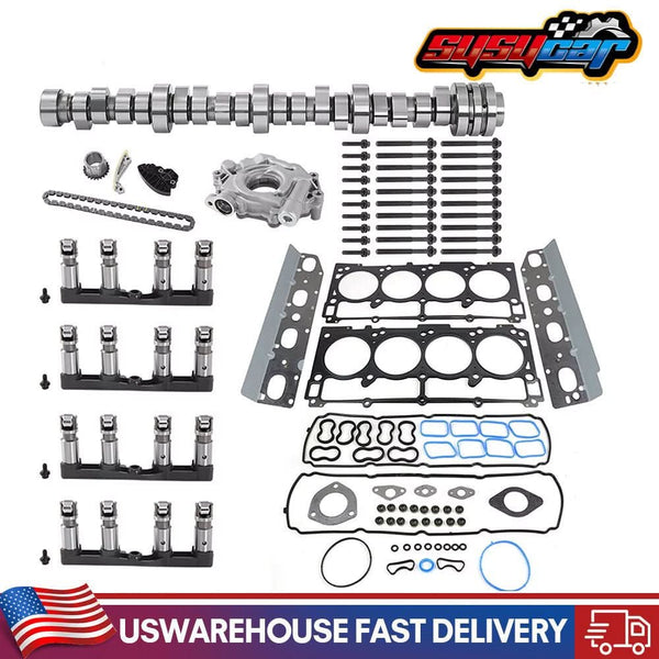 Camshaft KiFor Chrysler Dodge Ram 1500 5.7 hemi engine MDS lifters and cam oil pump Kit 2009-2019