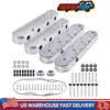 Aluminum Valve Coil Mount Cover for Chevy Small Block SB V8 293 325 376 427 Aluminum Valve Covers - Silver LS1 LS2 LS3 LS6 LS7