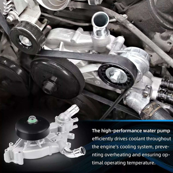 Water PumpFIT Chevrolet Silverado GMC Tahoe Yukon 4.8L 5.3L 6.0 L Water Pump W/ Coolant Thermostat Gasket D3 AW5087