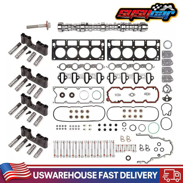 Camshaft KitComplete AFM Camshaft & Lifters Engine Rebuild Kit Direct Replacement for Chevrolet Silverado Tahoe GMC Sierra Yukon 5.3L V8 2007–2014 Fix Lifter Tick Noise