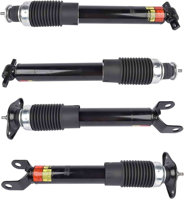 SUSUCAR 4PCS Front+Rear Shock Absorber Strut Assembly w/Magnetic Ride Suspension for Cadillac XLR 2004-2009, for Corvette C5 C6