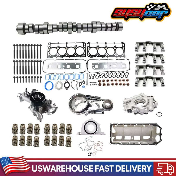 Camshaft KitNON-MDS Lifters replace kit Head FOR 2003-2008 Dodge Ram Chrysler Jeep 5.7 HEMI camshaft Water pumps valve spring kit