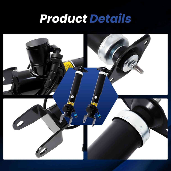 SUSUCAR Pair Rear Shocks Absorbers Struts w/Adaptive Fits for Chevy Corvette C5 1997-2002 22064827 22064828
