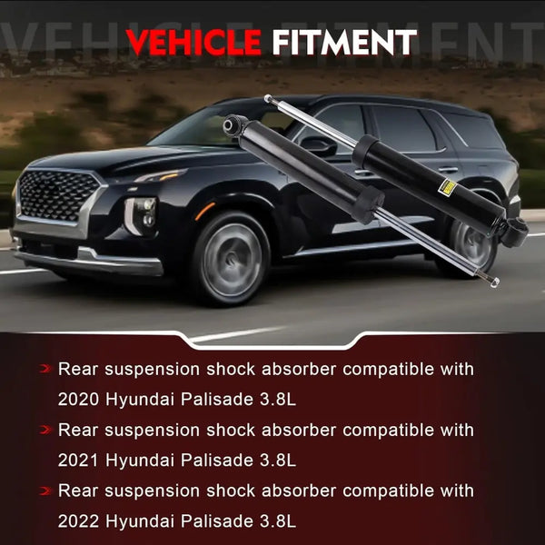 Shock & Struts2x Self Leveling Rear L+R Shock Absorbers For 2020-2022 Hyundai Palisade 3.8L V6 GAS