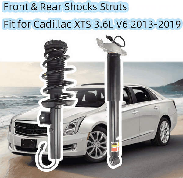 Shock & Struts4PCS Front & Rear Shocks Struts Assembly Compatible For Cadillac XTS 3.6L V6 2013-2019 Front Strut Assys + Rear Shock Absorbers