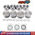 SUSUCAR Set of Piston & Rings with Pin Kit for 1999-2007 CHRYSLER DODGE JEEP MITSUBISHI 4.7L Replace# 5012362AB, 5012362AC