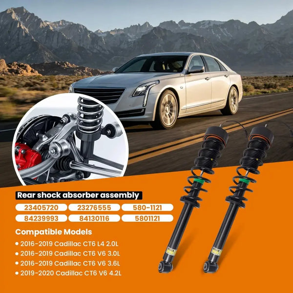 Shock & Struts23405720 2Pcs Rear Shock Struts Assys w/Magnetic For Cadillac CT6 2016-2020
