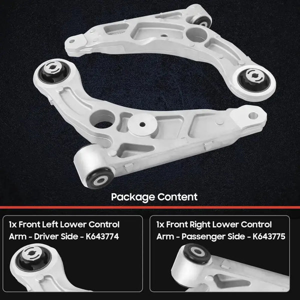 Brazo de control de suspensión inferior delantero izquierdo y derecho para kit de suspensión delantera de Jeep Cherokee 2019-2023