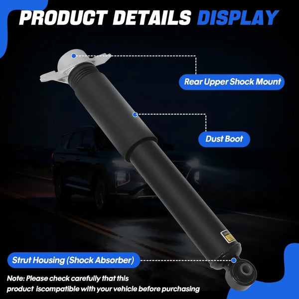 Shock & Struts2x Self Leveling Rear L+R Shocks Absorber for Hyundai Palisade 3.8L V6 GAS 2020-2022