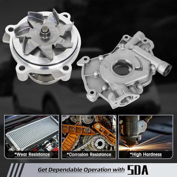 5.4L Engin Timing Chain Kit with Oil Pump & Water Pump for Ford F-150 F-250 Expedition 5.4L 2004-2008