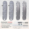 Aluminum Valve Coil Mount Cover for Chevy Small Block SB V8 293 325 376 427 Aluminum Valve Covers - Silver LS1 LS2 LS3 LS6 LS7