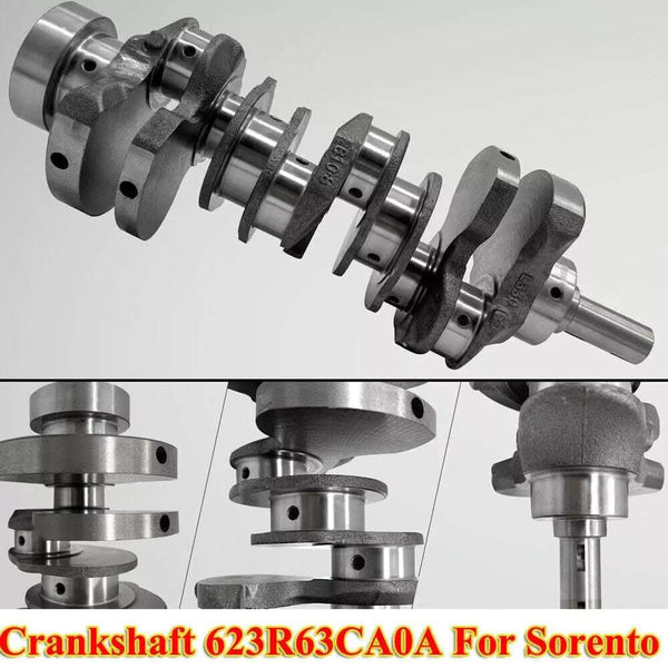 CrankshaftCrankshaft with Main Rod Bearing Set for 2011-2016 Hyundai Santa Fe Kia Sorento 3.3L