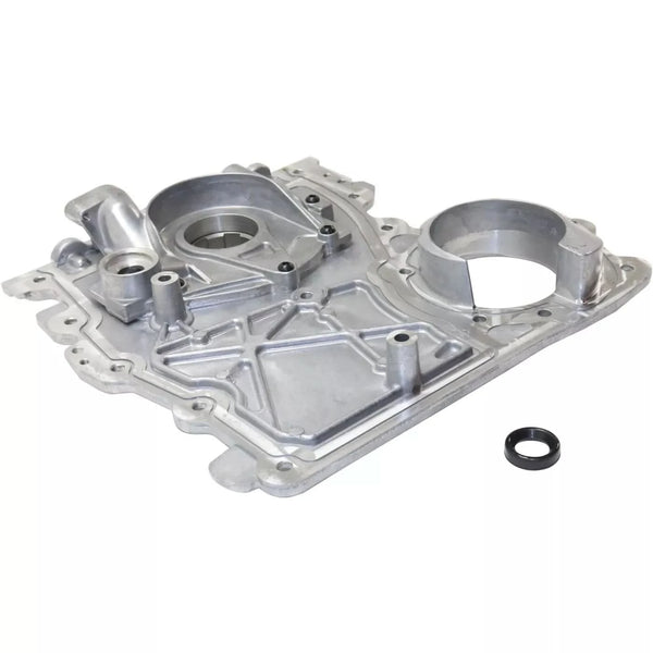 Timing CoverEngine Timing Chain Cover w/ Oil Pump for Chevy Colorado Buick Hummer 2002-2012 Replacement 12628565, 12601932