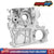 Timing CoverEngine Timing Chain Cover w/ Oil Pump for Chevy Colorado Buick Hummer 2002-2012 Replacement 12628565, 12601932