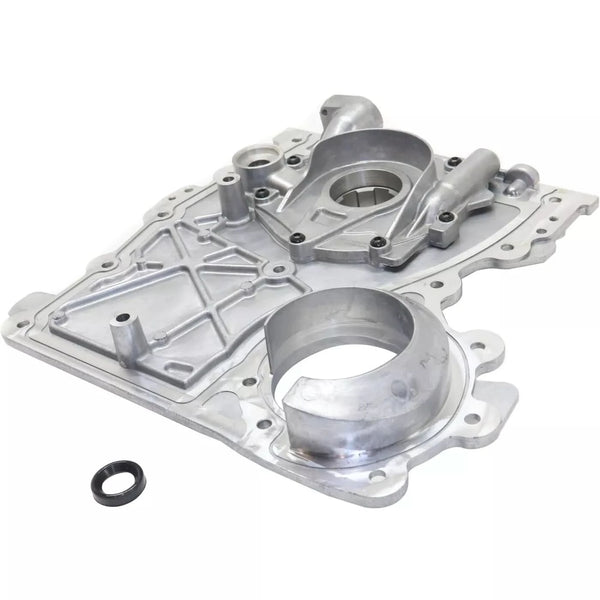 Timing CoverEngine Timing Chain Cover w/ Oil Pump for Chevy Colorado Buick Hummer 2002-2012 Replacement 12628565, 12601932