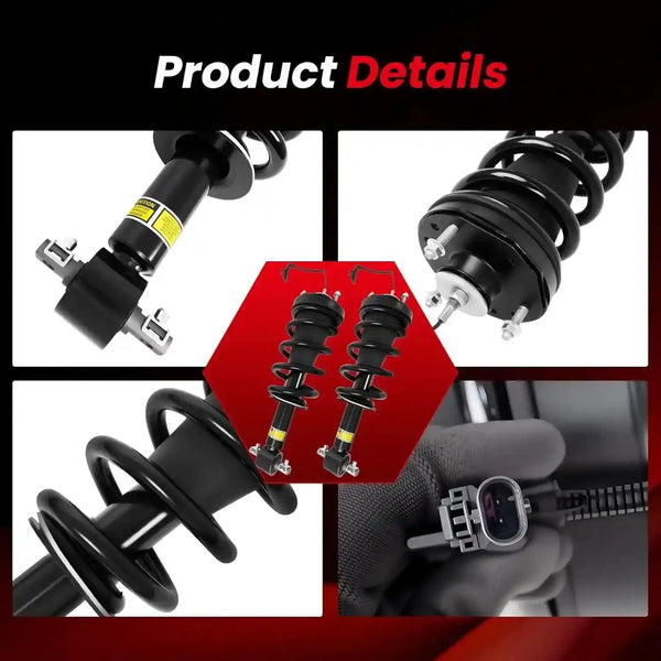 Pair Front Shock Struts Assys For Cadillac Escalade Chevy Tahoe GMC Yukon XL 2015-2020 with Magnetic Ride Control