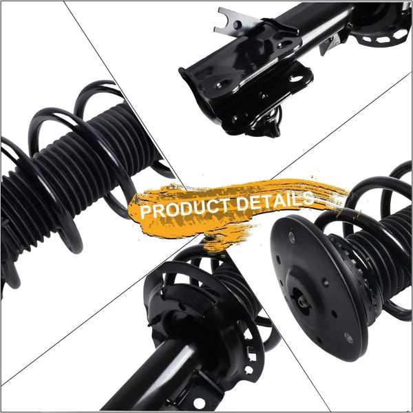 SUSUCAR Front Complete Strut Shock Absorber Assembly w/Magnetic Compatible with 2013-2020 Lincoln MKZ [2.0L 3.0L 3.7L], for 2013-2020 Ford Fusion [1.5L 1.6L 2.0L 2.5L 2.7L]