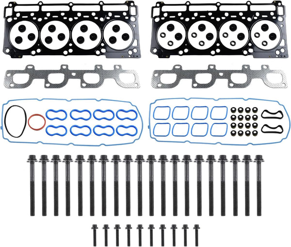 Kit de árbol de levas y elevadores con juntas de culata para Dodge Challenger Chrysler 300 Jeep 2011–2019 6.4L HEMI