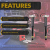 Shock & StrutsRear Electric Shock Absorber Struts Pair Fits Cadillac XTS 2013–2019 OE#84326293 & 84326294