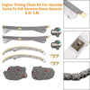 For HYUNDAI KIA G6DH 3.3L Engine Rebuild Overhaul Kit Crankshaft Connecting Rod Timing chain kit