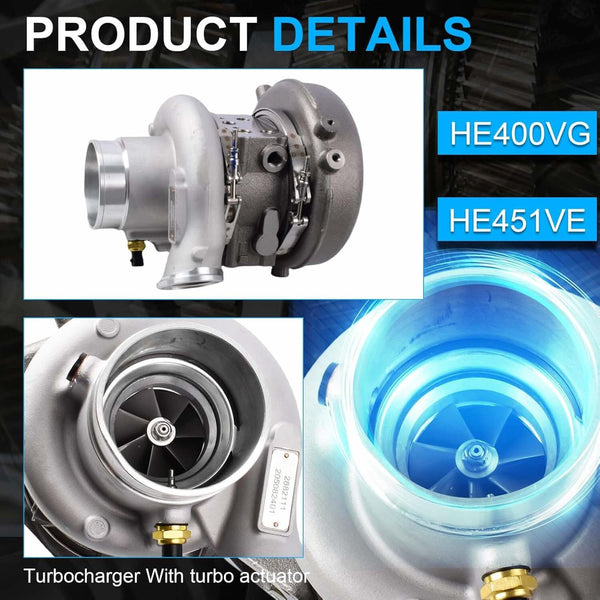TurbosTurbocharger For Holset Cummins Various ISX15 ISX QSX Series Engine 2005-2015 HE400VG HE451VE